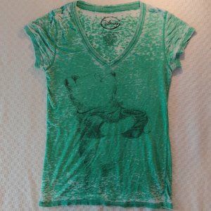 🦋 Disney Winnie the Pooh Green V-neck T-shirt 🦋